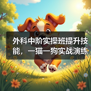 外科中阶实操班提升技能，一猫一狗实战演练（图1）