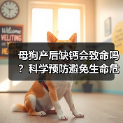 母狗产后缺钙会致命吗？科学预防避免生命危险（图2）