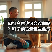 母狗产后缺钙会致命吗？科学预防避免生命危险（图4）