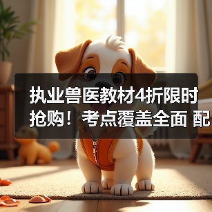 执业兽医教材4折限时抢购！考点覆盖全面 配套资源助力高分过考（图2）
