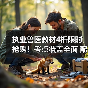 执业兽医教材4折限时抢购！考点覆盖全面 配套资源助力高分过考（图4）