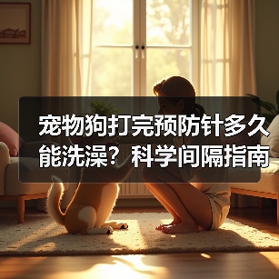 宠物狗打完预防针多久能洗澡？科学间隔指南