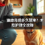 猫绝育后多久醒来？术后护理全攻略（图1）