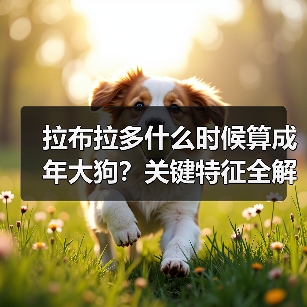 拉布拉多什么时候算成年大狗？关键特征全解析（图1）