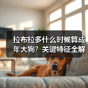 拉布拉多什么时候算成年大狗？关键特征全解析（图4）