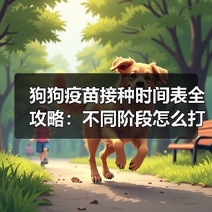 狗狗疫苗接种时间表全攻略：不同阶段怎么打？（图3）