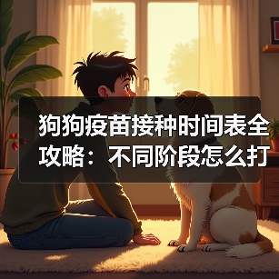 狗狗疫苗接种时间表全攻略：不同阶段怎么打？（图4）