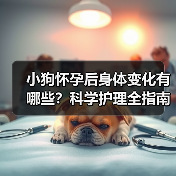 小狗怀孕后身体变化有哪些？科学护理全指南（图4）