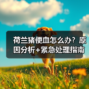 荷兰猪便血怎么办？原因分析+紧急处理指南（图3）