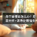 荷兰猪便血怎么办？原因分析+紧急处理指南（图4）