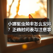 小猫驱虫频率怎么安排？正确时间表与注意事项全解析（图2）