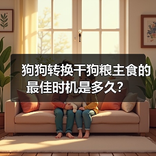 狗狗转换干狗粮主食的最佳时机是多久？（图1）