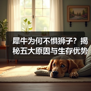犀牛为何不惧狮子？揭秘五大原因与生存优势（图1）