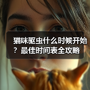 猫咪驱虫什么时候开始？最佳时间表全攻略（图2）