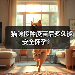 猫咪接种疫苗后多久能安全怀孕？（图4）