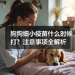 狗狗细小疫苗什么时候打？注意事项全解析（图4）