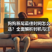 狗狗断尾最佳时间怎么选？全面解析时机与注意事项（图4）