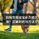 狗狗生完宝宝多久能洗澡？正确时间与方法全解析（图4）