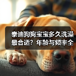 泰迪狗狗宝宝多久洗澡最合适？年龄与频率全解析（图2）