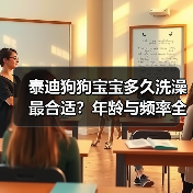 泰迪狗狗宝宝多久洗澡最合适？年龄与频率全解析（图3）