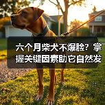 六个月柴犬不爆脸？掌握关键因素助它自然发育（图3）
