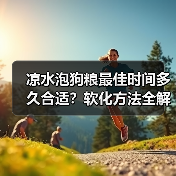 凉水泡狗粮最佳时间多久合适？软化方法全解析（图2）