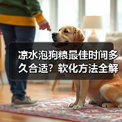 凉水泡狗粮最佳时间多久合适？软化方法全解析（图4）