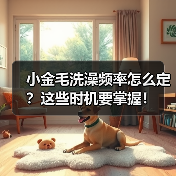 小金毛洗澡频率怎么定？这些时机要掌握！（图4）
