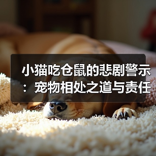 小猫吃仓鼠的悲剧警示：宠物相处之道与责任感