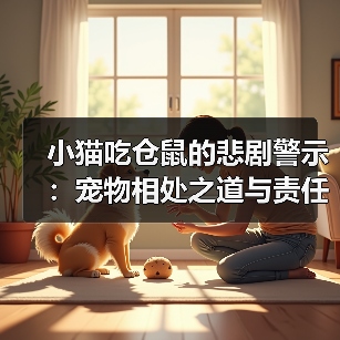 小猫吃仓鼠的悲剧警示：宠物相处之道与责任感（图2）