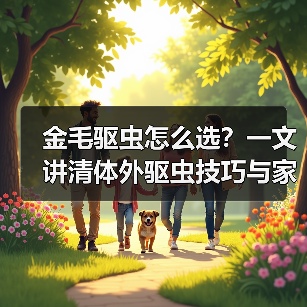 金毛驱虫怎么选？一文讲清体外驱虫技巧与家长经验