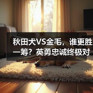 秋田犬VS金毛，谁更胜一筹？英勇忠诚终极对决