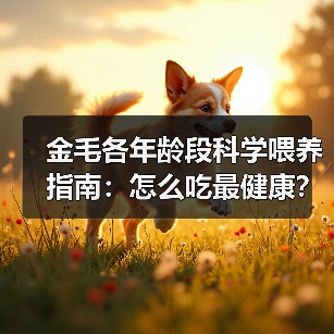金毛各年龄段科学喂养指南：怎么吃最健康？（图4）