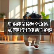 狗狗疫苗接种全攻略：如何科学打疫苗守护健康成长（图2）