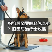 狗狗后腿罗圈腿怎么办？原因、治疗全解析