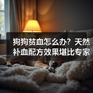 狗狗贫血怎么办？天然补血配方效果堪比专家推荐（图2）