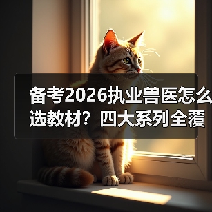 2025年执业兽医考试必备书籍推荐，最新大纲全面覆盖！
