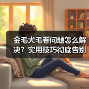 金毛犬毛卷问题怎么解决？实用技巧彻底告别毛卷困扰（图2）