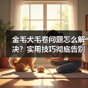 金毛犬毛卷问题怎么解决？实用技巧彻底告别毛卷困扰（图3）