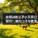 公子小丑如何提升开口表演魅力？实用技巧全解析