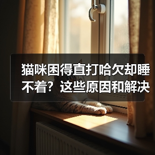 猫咪困得直打哈欠却睡不着？这些原因和解决方法值得了解（图2）