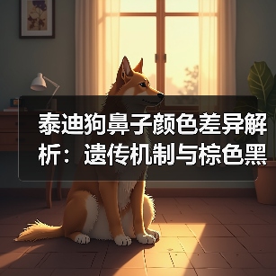 泰迪狗鼻子颜色差异解析：遗传机制与棕色黑色对比（图2）