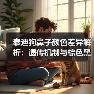 泰迪狗鼻子颜色差异解析：遗传机制与棕色黑色对比（图3）