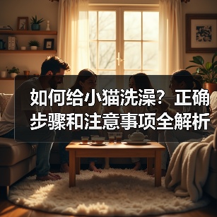 小猫洗澡怎么洗？正确步骤和注意事项大公开