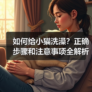 如何给小猫洗澡？正确步骤和注意事项全解析（图3）