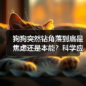狗狗突然钻角落到底是焦虑还是本能？科学应对方法揭秘（图3）