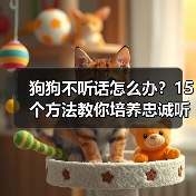 狗狗不听话怎么办？15个方法教你培养忠诚听话好伙伴（图2）