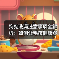 狗狗洗澡注意事项全解析：如何让毛孩健康舒适洗澡（图4）