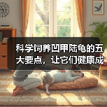 科学饲养凹甲陆龟的五大要点，让它们健康成长（图4）
