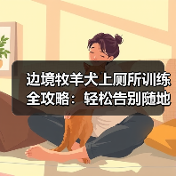 边境牧羊犬上厕所训练全攻略：轻松告别随地大小便
